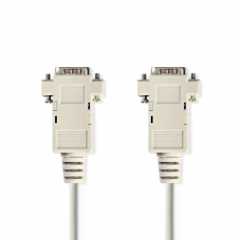VGA-Kabel | VGA Male | VGA Male | Vernikkeld | Maximale resolutie: 1024x768 | 2.00 m | Rond | ABS | Ivoor | Envelop