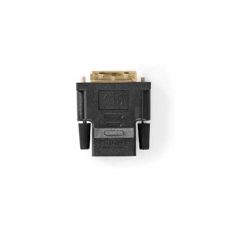 HDMI™-Adapter | HDMI™ Output | DVI-D 24+1-Pins Male | Verguld | Recht | PVC | Antraciet | 1 Stuks | Window Box