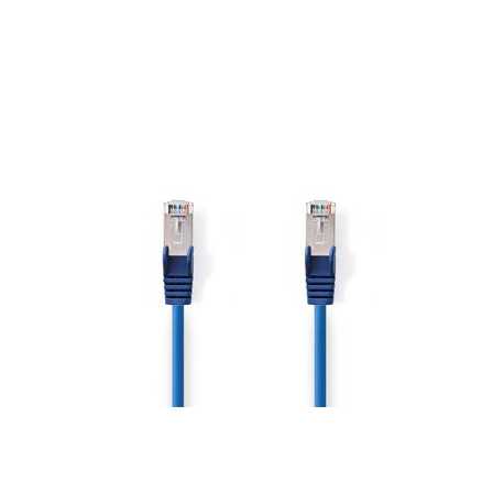 CAT5e Netwerkkabel | SF/UTP | RJ45 Male | RJ45 Male | 15.0 m | Rond | PVC | Blauw | Envelop