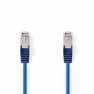 CAT5e Netwerkkabel | SF/UTP | RJ45 Male | RJ45 Male | 15.0 m | Rond | PVC | Blauw | Envelop