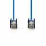 CAT5e Netwerkkabel | SF/UTP | RJ45 Male | RJ45 Male | 15.0 m | Rond | PVC | Blauw | Envelop