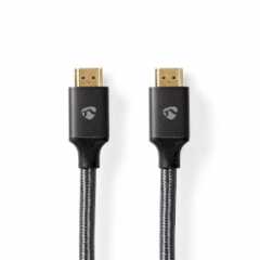 High Speed ​​HDMI™-Kabel met Ethernet | HDMI™ Connector | HDMI™ Connector | 4K@60Hz | ARC | 18 Gbps | 10.0 m | Rond | Katoen | G