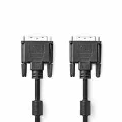 DVI-Kabel | DVI-D 24+1-Pins Male | DVI-D 24+1-Pins Male | 2560x1600 | Vernikkeld | 10.0 m | Recht | PVC | Zwart | Envelop