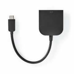 USB-C™ Adapter | USB 3.2 Gen 1 | USB-C™ Male | DVI-D 24+1-Pins Female | 1080p | 0.20 m | Rond | Vernikkeld | PVC | Zwart | Envel