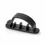 Kabelmanagement | Kabelclip | Vergrendeld | 3 Stuks | Aantal sleuven: 3 Sleuven | Maximale kabeldikte: 7.5 mm | Polypropylene | 