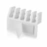 Kabelmanagement | Kabelclip | Click & Go | 2 Stuks | Aantal sleuven: 5 Sleuven | Maximale kabeldikte: 7.1 mm | Polypropylene | W