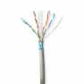 Netwerk Kabel Rol | CAT6 | Stranded | F/UTP | CCA | 100.0 m | Binnenshuis | Rond | PVC | Grijs | Trekdoos