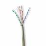 Netwerk Kabel Rol | CAT6 | Stranded | U/UTP | Koper | 305.0 m | Binnenshuis | Rond | LSZH | Grijs | Trekdoos