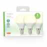 LED-Lamp E14 | G45 | 4.9 W | 470 lm | 2700 K | Warm Wit | Frosted | 3 Stuks