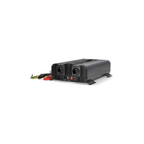 Omvormer Pure Sinusgolf | Ingangsvoltage: 12 V DC | Apparaat stroomoutput: Type E (CEE 7/5) / USB-A / USB-C™ | 230 V AC 50 Hz | 