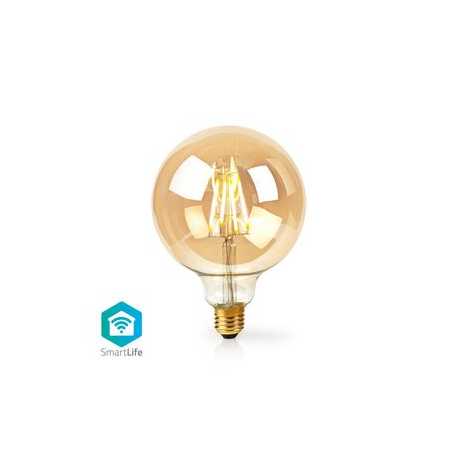 SmartLife LED Filamentlamp | Wi-Fi | E27 | 500 lm | 5 W | Warm Wit | 2200 K | Glas | Android™ / IOS | G125 | 1 Stuks