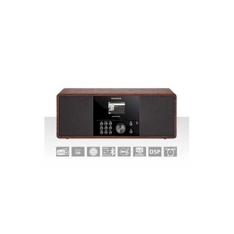 Telestar DIRA S 24 CD DAB+ / FM Stereo Radio met CD-speler Hout