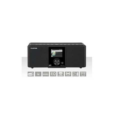 DIRA S21i+ EWF Multifunctionele Stereo Radio DAB+ / FM / Internet / Bluetooth Zwart