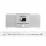 DIRA S32i CD EWF Multifunctionele Stereo Radio met CD-speler DAB+ / FM / Internet / Bluetooth Wit