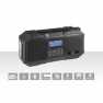 DABMAN OR 1 Robuuste DAB+ / FM / Bluetooth Buitenradio / Zwengelradio Zwart