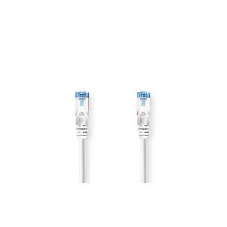 CAT6a netwerkkabel | S/FTP | RJ45 Male | RJ45 Male | 20.0 m | Snagless | Rond | LSZH | Grijs | Label