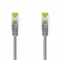 Cat 8.1 Netwerkkabel | S/FTP | RJ45 Male | RJ45 Male | 2.00 m | Rond | LSZH | Grijs | Label