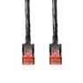 CAT6 Netwerkkabel | RJ45 Male | RJ45 Male | U/UTP | 75.0 m | Buitenshuis | Rond | PE | Zwart | Label