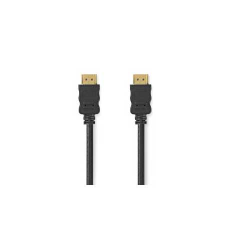 High Speed ​​HDMI™-Kabel met Ethernet | HDMI™ Connector | HDMI™ Connector | 4K@60Hz | ARC | 18 Gbps | 2.00 m | Rond | PVC | Zwar