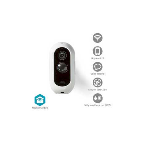 SmartLife Camera voor Buiten | Wi-Fi | Full HD 1080p | IP65 | Max. batterijduur: 6 Maanden | Cloud Opslag (optioneel) / microSD 