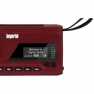 DABMAN OR 2 Mobiele DAB+ / FM / Bluetooth-buitenradio / zwengelradio Rood