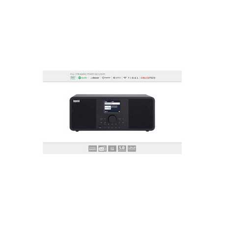 DABMAN i205 Hybride Stereo Radio voor Internet / DAB+ / FM Zwart