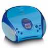 Boombox met CD-speler FM-radio en stickers Blauw