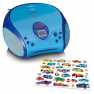 Boombox met CD-speler FM-radio en stickers Blauw