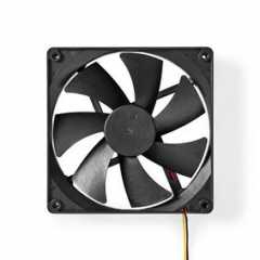 DC Ventilator | DC | Grootte ventilator: 140 mm | 3-Pin | 24.9 dBA | Zwart